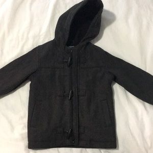 Old Navy Boys Wool Pea Coat w/ Hood, size 4T